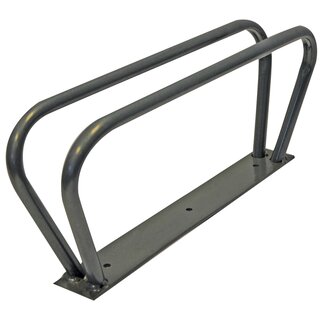 Silverline Fietsrek wandmontage - staal - roestbestendig - voor banden tot 6.35 cm - grijs - voor 1 fiets - schuur en tuin