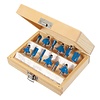 Silverline TCT Frees Set - 8 mm - 12 delig Silverline TCT Frees Set - 8 mm - 12 delig