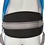 Silverline veiligheidsharnas set met vallijn - polyester/staal - met valdemper verstelbaar 81-119 cm - blauw - hoogtewerk
