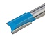 Silverline Rechte metrische groeffrees - TCT snijranden - 10 x 20 mm - 8 mm schacht