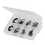 Fixman Assortimentsbox met chemisch gezwarte borgveren - 64-delig - 6 tot 25 mm
