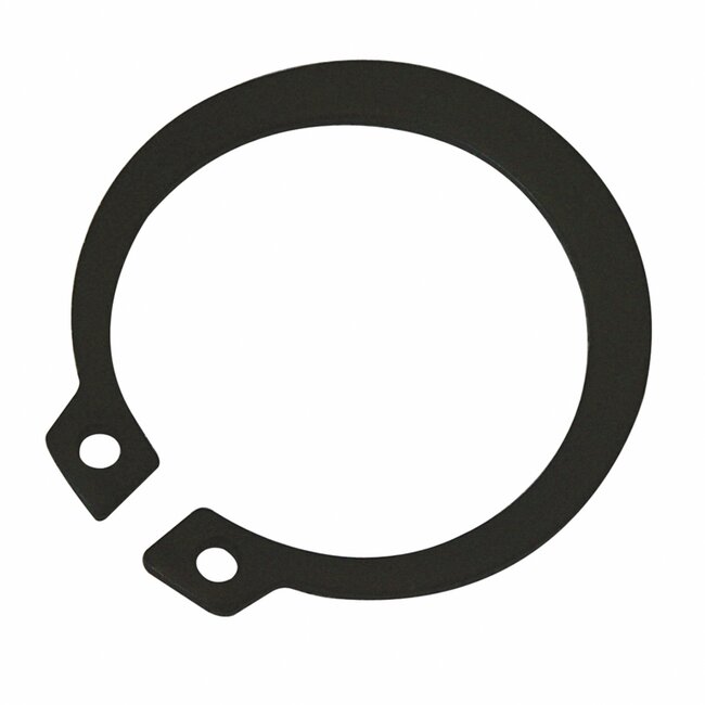 Fixman Assortimentsdoos buitenring borgveren - gezwart staal - 6 tot 25 mm - zwart - 64-delig voor schachten tegen zijspeling