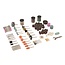 Silverline Hobby machine accessoire set - 216 delig - veelzijdig gebruik - 3,17 mm spandoorn