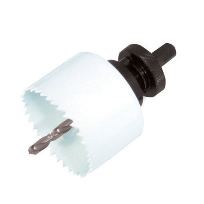 Silverline Gatenzaagset - bimetalen HSS-tanden - 18-51 mm - meerkleurig - 9-delig - voor staal, aluminium, PVC, acryl en hout