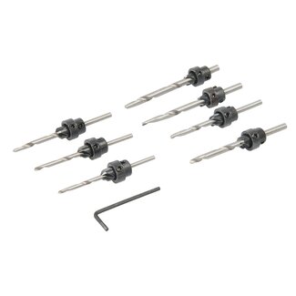Silverline Verzinkboor set - 7 delig - Ø 3 t/m 6 mm - Inclusief kistje en zeskantsleutel Silverline Verzinkboor set - 7 delig - Ø 3 t/m 6 mm - Inclusief kistje en zeskantsleutel