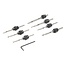Silverline Verzinkboor set - 7 delig - Ø 3 t/m 6 mm - Inclusief kistje en zeskantsleutel