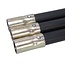 Silverline 12-delige rioolontstopper set - robuust polypropyleen - dubbele wormschroef - snel-vergrendel aansluitingen