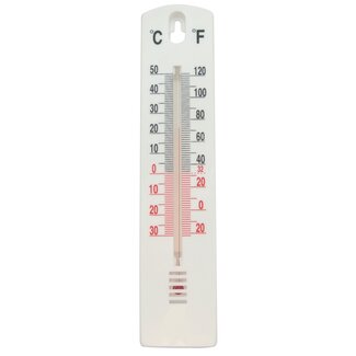 Task Plastic Muur Thermometer - Meetbereik -40 Graden t/m 50 Graden