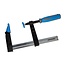 Silverline Heavy-Duty F-klem - Diepe klemcapaciteit 200 x 100 mm - Soft-grip handvaten - Beschermende kaakbeschermers