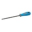 Silverline Ronde vijl - halfzoet - gehard staal - 250 mm - soft-grip handvat