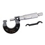 Silverline Externe micrometer - geëmailleerd - 0-25 mm bereik - 0,01 mm resolutie - met opbergdoosje