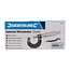 Silverline Externe micrometer - geëmailleerd - 0-25 mm bereik - 0,01 mm resolutie - met opbergdoosje