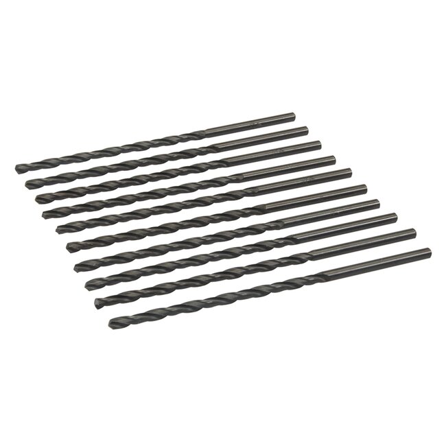 Silverline Lange metaalboor - HSS-R staal - Ø 4 x 119 mm - 10 stuks