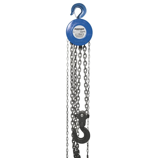 Silverline Handtakel - 5000 kg - Takelhoogte 3 meter - Compact en Duurzaam