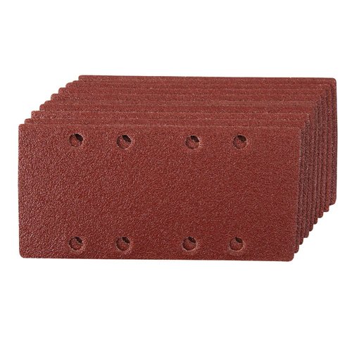 Silverline Geperforeerde Klittenband Schuurpapier - 93 x 185 mm - Korrel 60 - 10 stuks Silverline Geperforeerde Klittenband Schuurpapier - 93 x 185 mm - Korrel 60 - 10 stuks