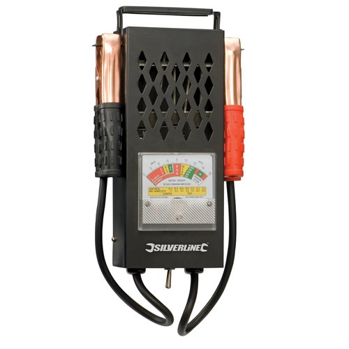 Silverline Accu en Lading Tester - 6 Volt en 12 Volt Silverline Accu en Lading Tester - 6 Volt en 12 Volt