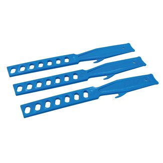 Silverline Lichtgewicht plastic mengstokjes - 280 mm - set van 3 stuks - strategische gaten voor optimaal mengen