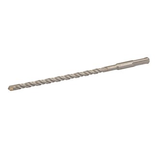 Silverline SDS-plus betonboor - hardmetalen punt - dubbele groef 2 snijranden - Ø 8 x 210 mm - staalgrijs - beton en metselwerk