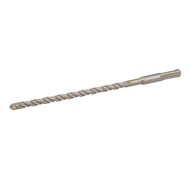 Silverline SDS-plus betonboor - hardmetalen punt - dubbele groef 2 snijranden - Ø 8 x 210 mm - staalgrijs - beton en metselwerk