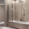REA Agat Badwand / Badscherm - 80 x 140 cm - 5 mm - Chroom REA Agat Badwand / Badscherm - 80 x 140 cm - 5 mm - Chroom