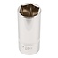 Silverline Diepe metrische dop - 26 mm - chroom vanadium staal - gekartelde rand - hoogglans afwerking