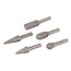 Silverline Boorrasp set - 6 mm schacht - voor hout, plastic en zacht metaal - 5-delig