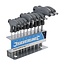 Silverline Torx Sleutels Cr-V met T-Handvat - T9 t/m T50