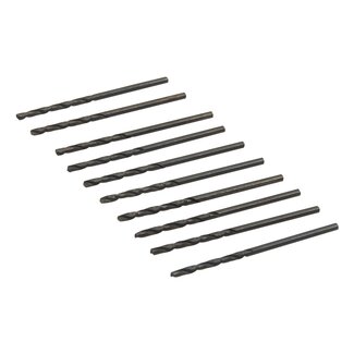 Silverline Metaalboor HSS-R - Ø 2.0 mm - 10 stuks - Voor staal, aluminium en hout