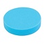 Silverline klittenband polijstpad - polyurethaan schuim middelhard - Ø 180 mm x 38 mm - blauw - auto en boot - 2K lak polijsten