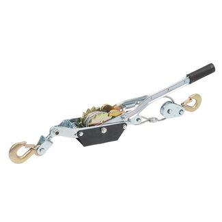 Silverline Handtreklier - Heavy Duty - 2000 kg - 3 m kabel - Dubbele versnelling Silverline Handtreklier - Heavy Duty - 2000 kg - 3 m kabel - Dubbele versnelling