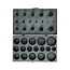 Fixman O-ringenset - rubber - lucht- en waterdicht - 6 tot 58 mm - zwart - 419 stuks - sanitair en horloges - opbergkoffer
