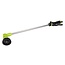 Silverline Spuitlans - kunststof met rubberen greep - 10 sproeistanden, roterende kop - 77 cm - groen/zwart - tuinonderhoud