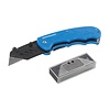 Silverline Vouwmes - Inclusief 5 Mesjes - 160 mm - Blauw Silverline Vouwmes - Inclusief 5 Mesjes - 160 mm - Blauw