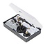 Silverline Complete airbrush set - 22 ml verfpotjes - opbergdoos - 6-delig