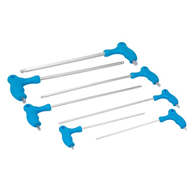 Silverline Lange Zeskantsleutel Set - 2.5 t/m 10 mm - 7 delig