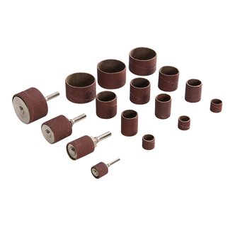 Silverline Schuurkoker set - 20-delig - 13 t/m 38 mm - voor randen en contouren Silverline Schuurkoker set - 20-delig - 13 t/m 38 mm - voor randen en contouren