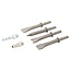 Silverline Compressor - Pneumatische - Beitelhamer Set - 5 delig Set