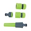 Silverline Complete tuinslangkoppeling set - 5-delig - inclusief sproeimondstuk met variabele patronen