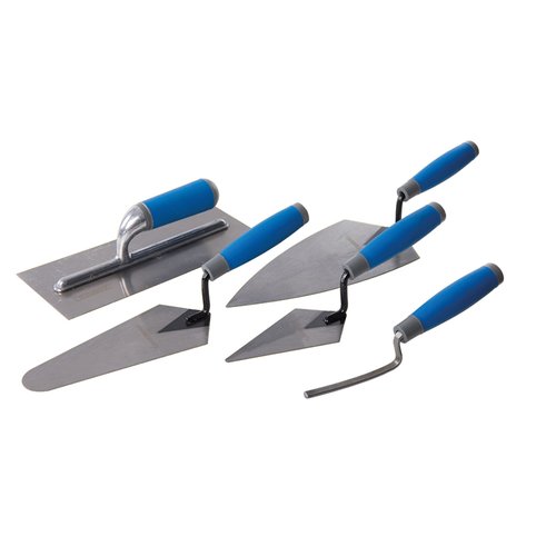 Silverline Softgrip Pleister - Troffel Set - 5 delig Silverline Softgrip Pleister - Troffel Set - 5 delig