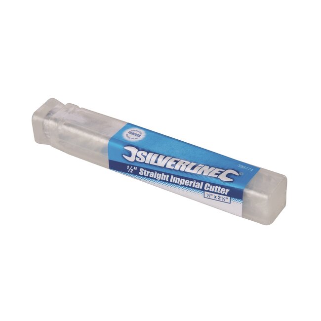 Silverline Rechte groeffrees - TCT snijranden - Dubbele fluit - Gehard staal - 35 mm schacht