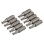 Silverline T25 Cr-V - S2 - Schroevendraaier Bits - 10 stuks T25