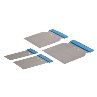 Silverline Plamuurmessen Carosserie Set - 50, 80, 100 en 120 mm