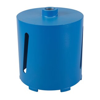 Silverline Diamant kernboor - staal met diamantsegmenten - nauwkeurig boren - Ø 152 mm, hoogte 150 mm - metselwerk