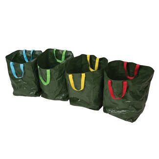 Silverline Recyclagezakken - Duurzaam - Water- en scheurbestendig - 40 x 32 x 32 cm - 4 stuks