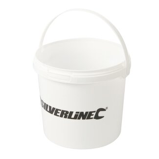 Silverline Veelzijdige plastic verfcontainer - 1,5 liter - met stevig metalen handvat