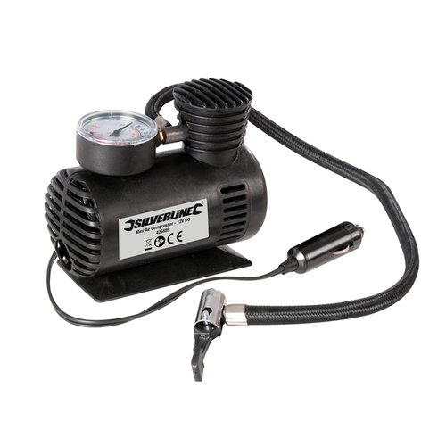 Silverline Mini Luchtcompressor - 12 Volt DC Silverline Mini Luchtcompressor - 12 Volt DC