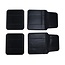 Silverline Automatten set - Heavy-Duty antislip - PVC - 4-delig - zwart