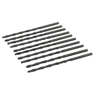 Silverline Lange metaalboor - HSS-R staal - Ø 4.5 x 126 mm - 10 stuks