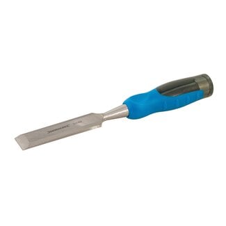 Silverline Houtbeitel - Expert - Soft-grip handvat - 25 mm - Inclusief bladbeschermer