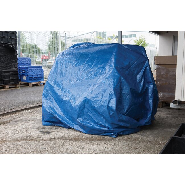 Silverline Afdekzeil - gelamineerd kunststof - scheur- en waterbestendig, UV-werend - 300 x 360 cm - voor aanhanger en lading